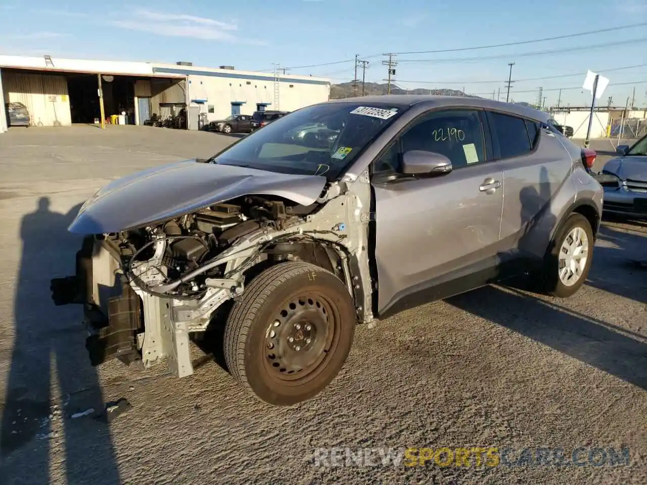 2 Photograph of a damaged car JTNKHMBXXK1043840 TOYOTA C-HR 2019