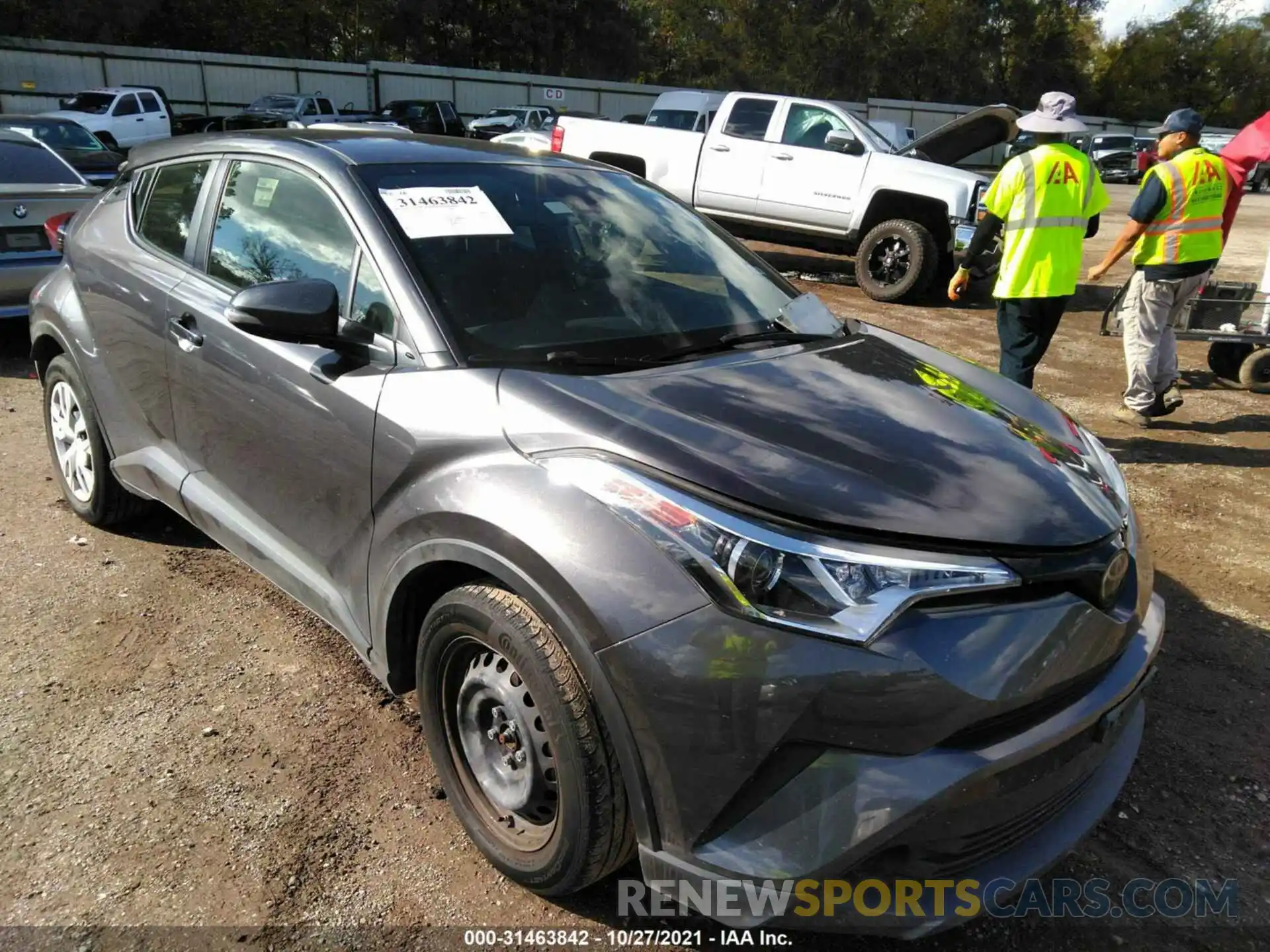 1 Photograph of a damaged car JTNKHMBXXK1044101 TOYOTA C-HR 2019