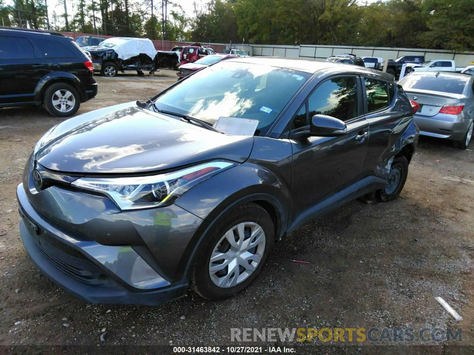 2 Фотография поврежденного автомобиля JTNKHMBXXK1044101 TOYOTA C-HR 2019