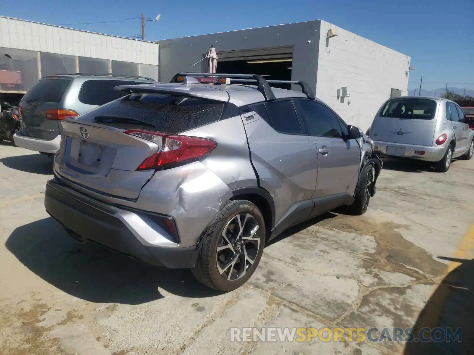 4 Фотография поврежденного автомобиля JTNKHMBXXK1044440 TOYOTA C-HR 2019