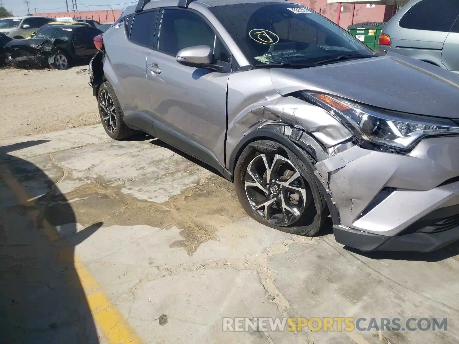 9 Photograph of a damaged car JTNKHMBXXK1044440 TOYOTA C-HR 2019