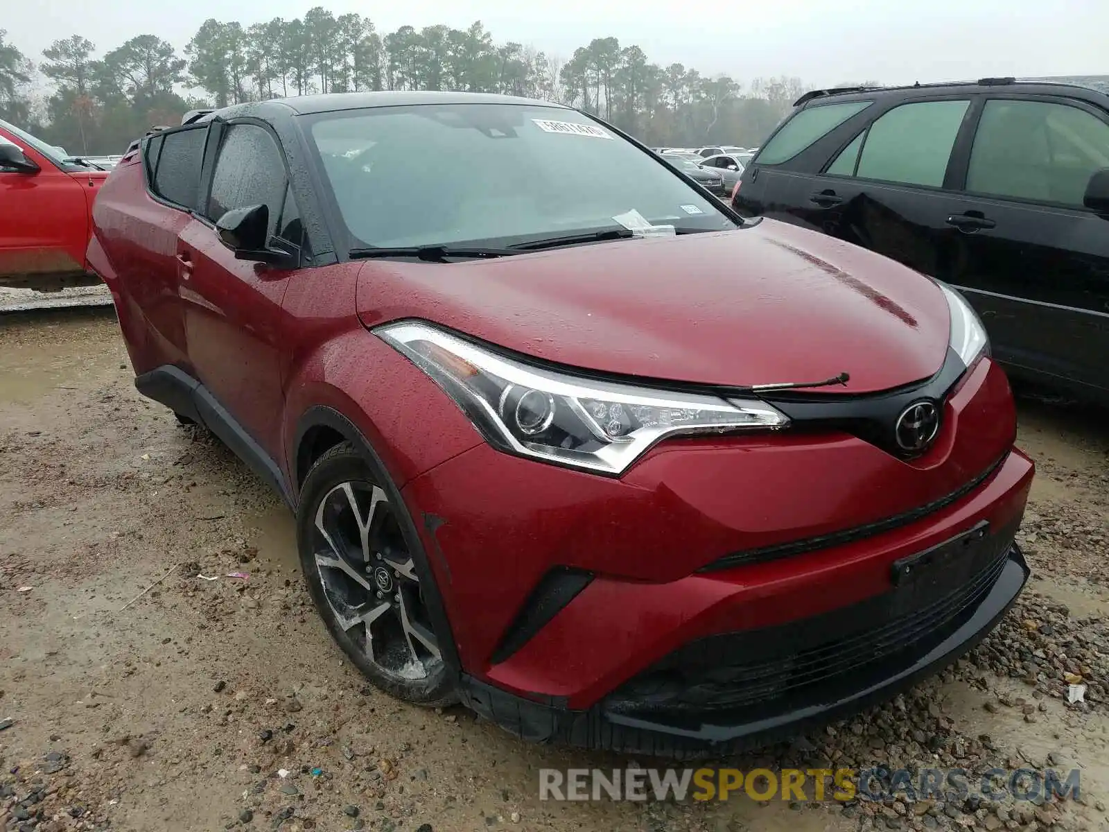 1 Photograph of a damaged car JTNKHMBXXK1044681 TOYOTA C-HR 2019