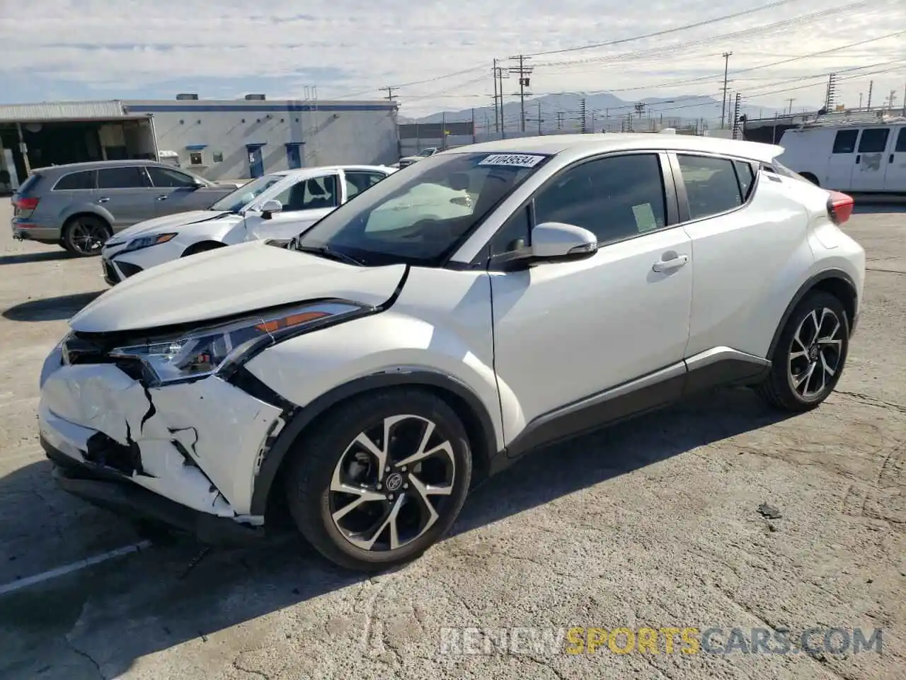 1 Photograph of a damaged car JTNKHMBXXK1044891 TOYOTA C-HR 2019