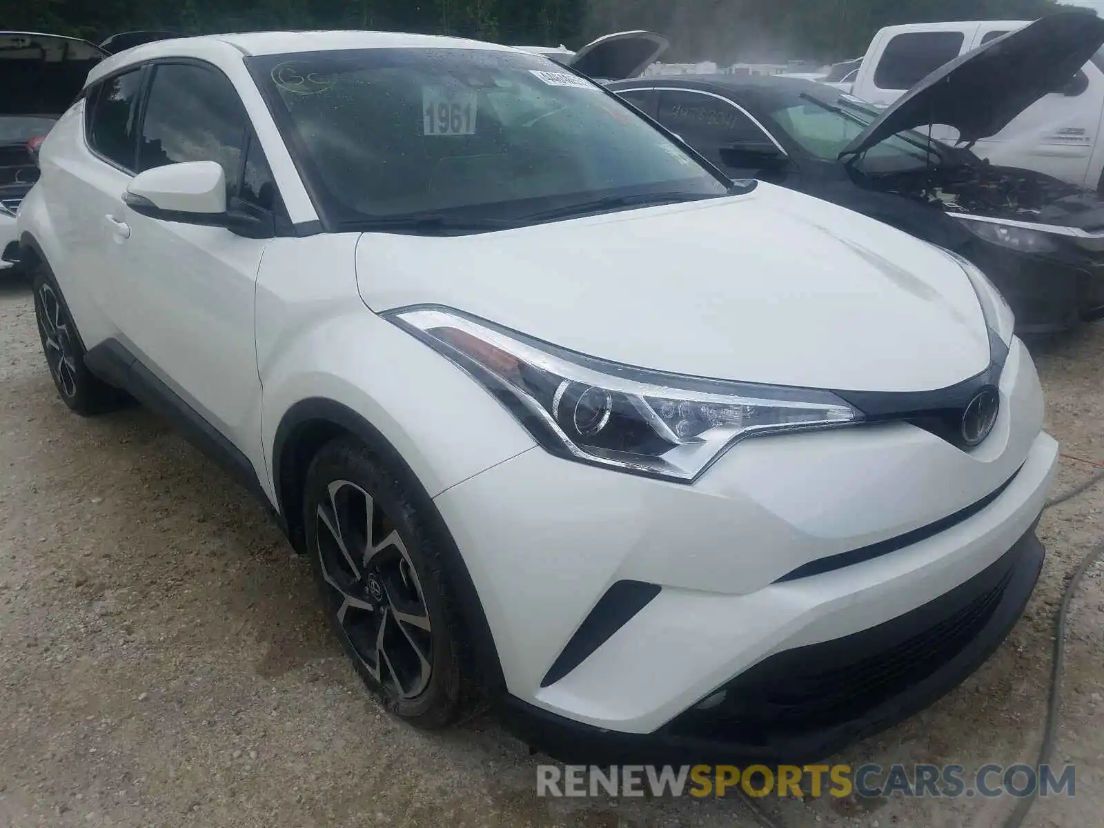 1 Photograph of a damaged car JTNKHMBXXK1045152 TOYOTA C-HR 2019