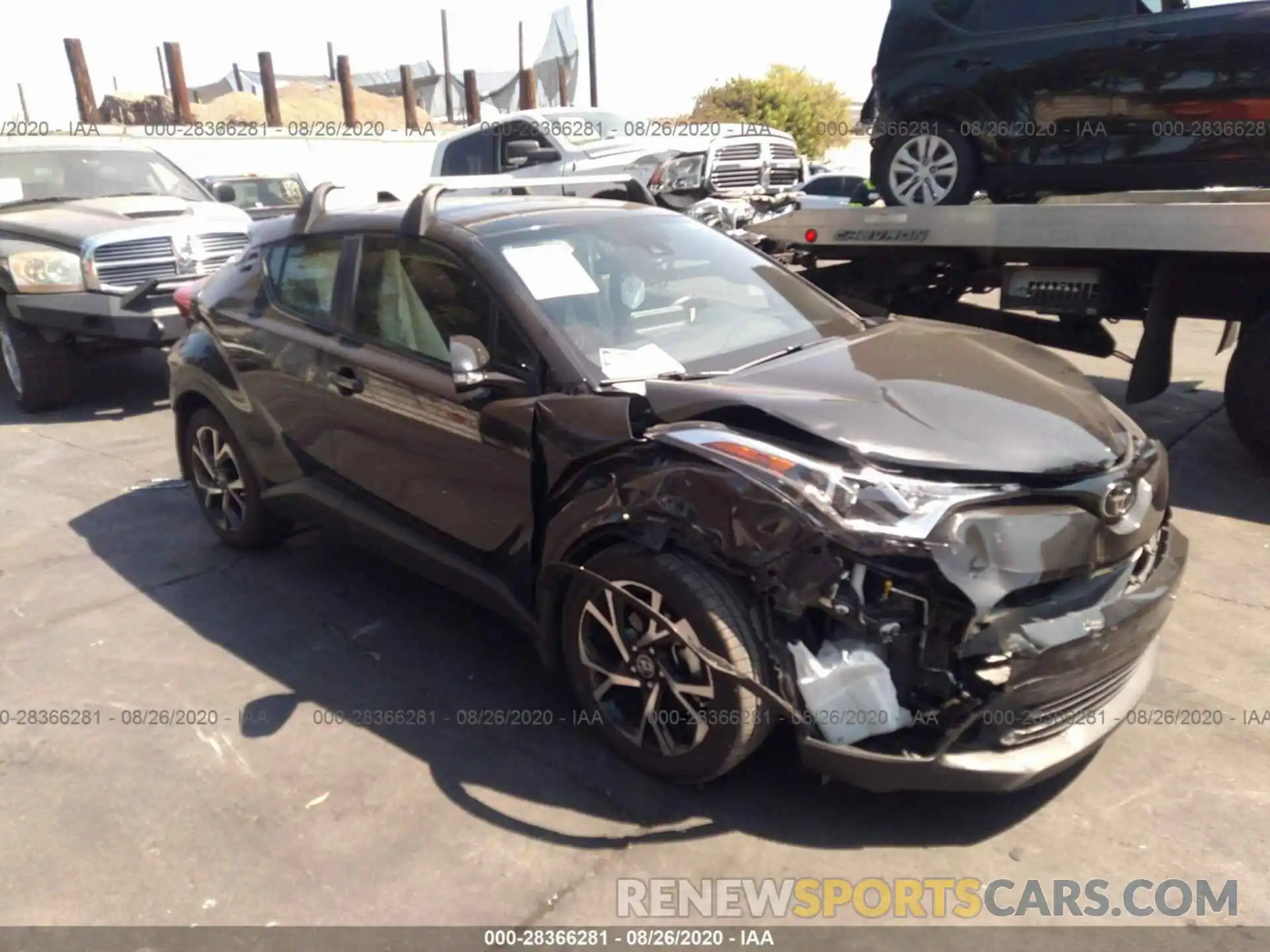 1 Photograph of a damaged car JTNKHMBXXK1045927 TOYOTA C-HR 2019