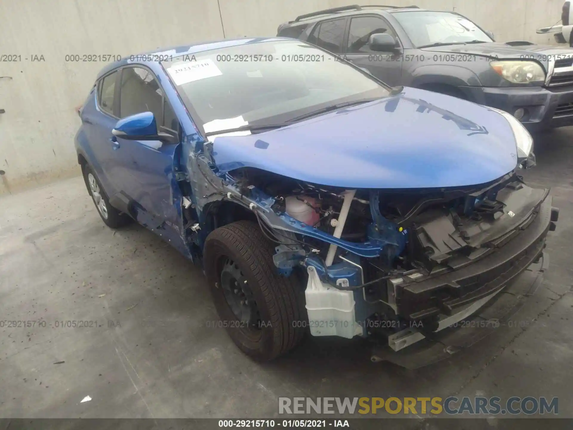 1 Photograph of a damaged car JTNKHMBXXK1046754 TOYOTA C-HR 2019