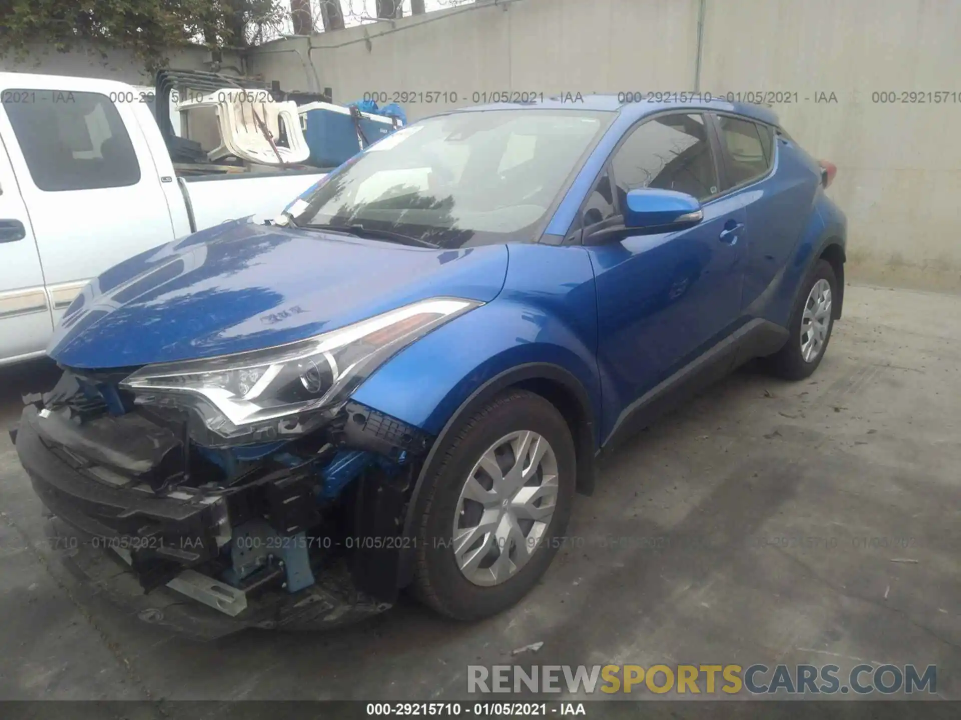 2 Фотография поврежденного автомобиля JTNKHMBXXK1046754 TOYOTA C-HR 2019