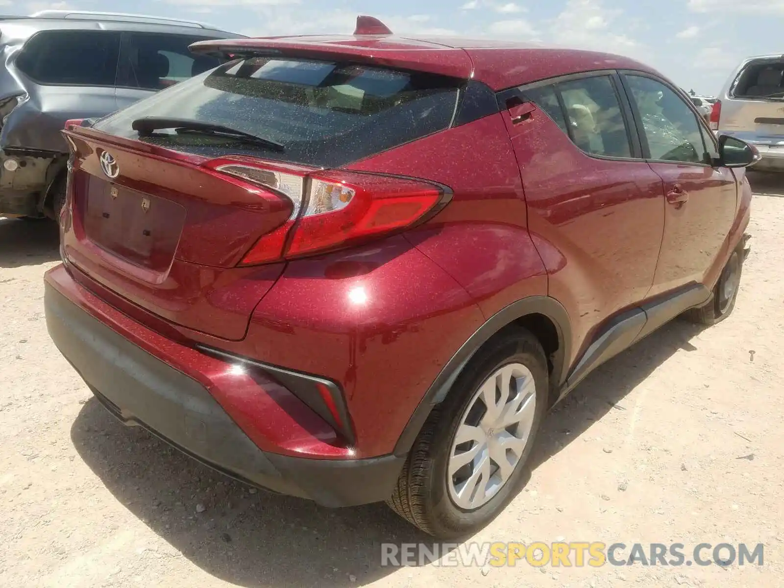 4 Photograph of a damaged car JTNKHMBXXK1047693 TOYOTA C-HR 2019