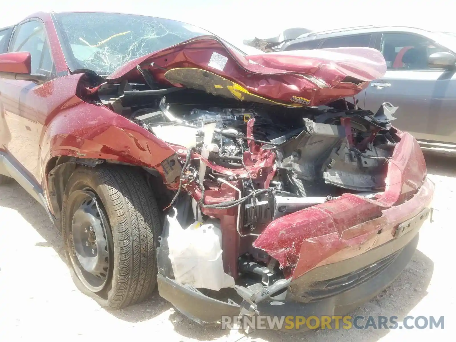 9 Photograph of a damaged car JTNKHMBXXK1047693 TOYOTA C-HR 2019