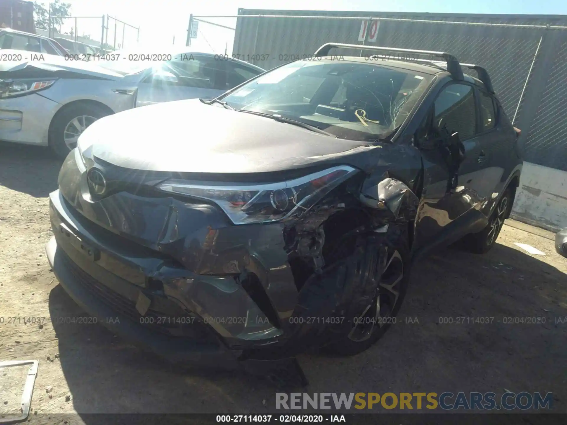 2 Photograph of a damaged car JTNKHMBXXK1048505 TOYOTA C-HR 2019