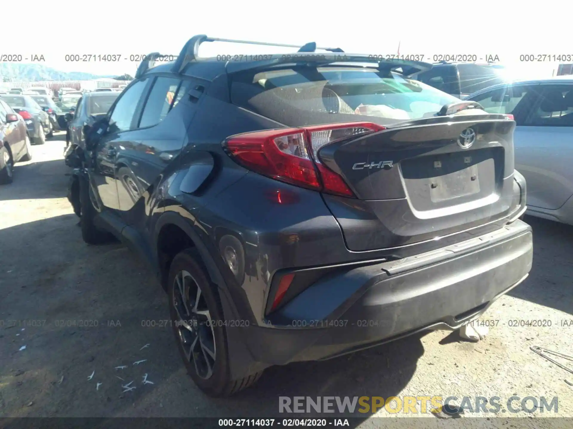 3 Photograph of a damaged car JTNKHMBXXK1048505 TOYOTA C-HR 2019