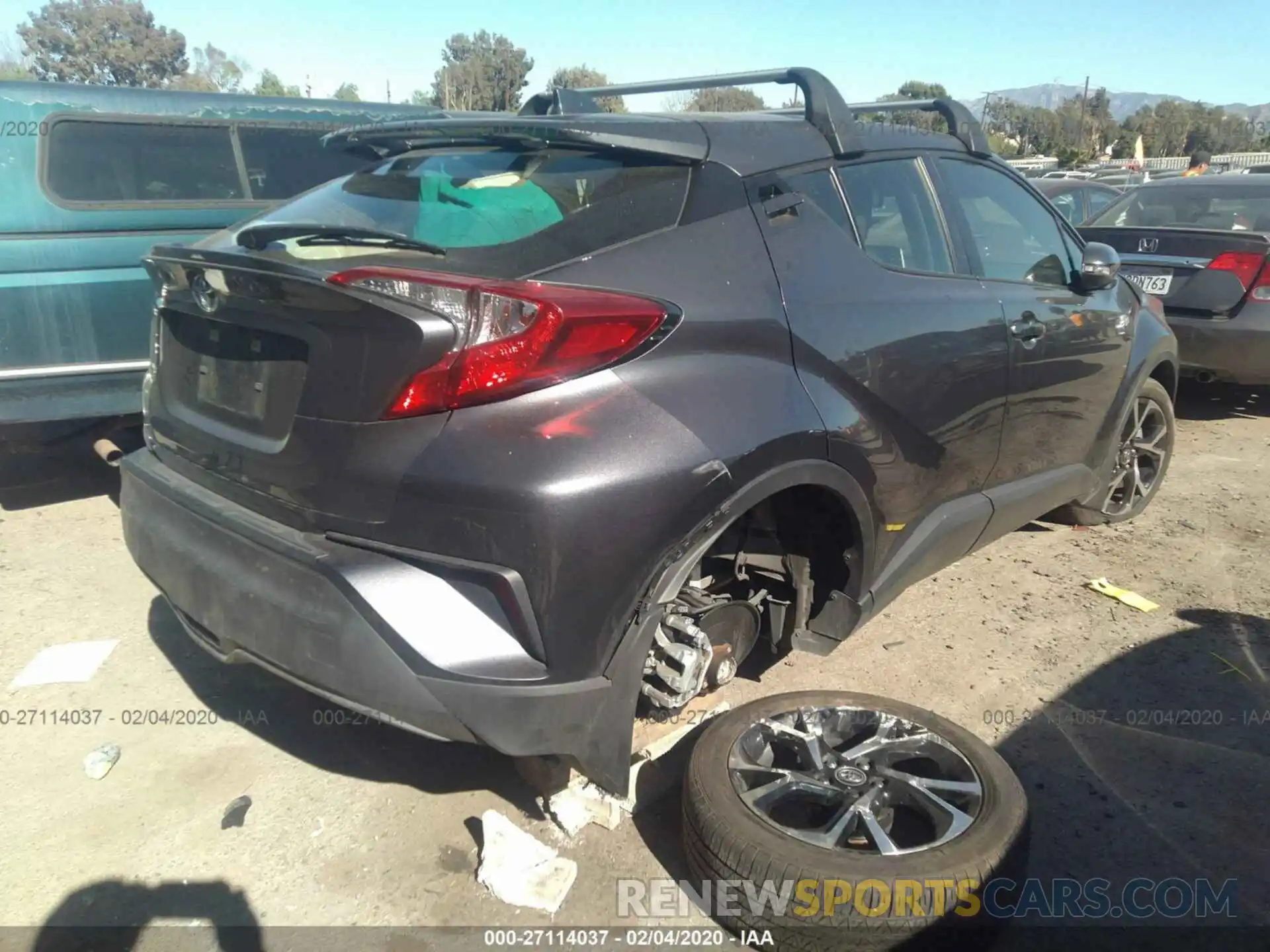 4 Photograph of a damaged car JTNKHMBXXK1048505 TOYOTA C-HR 2019