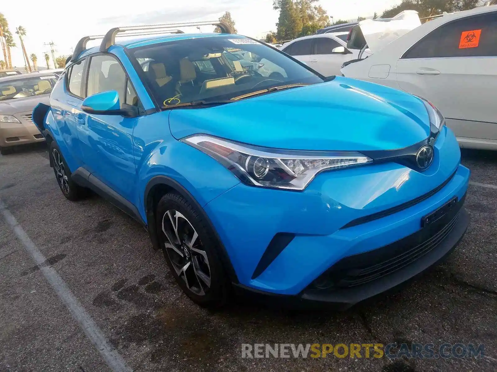 1 Photograph of a damaged car JTNKHMBXXK1048553 TOYOTA C-HR 2019