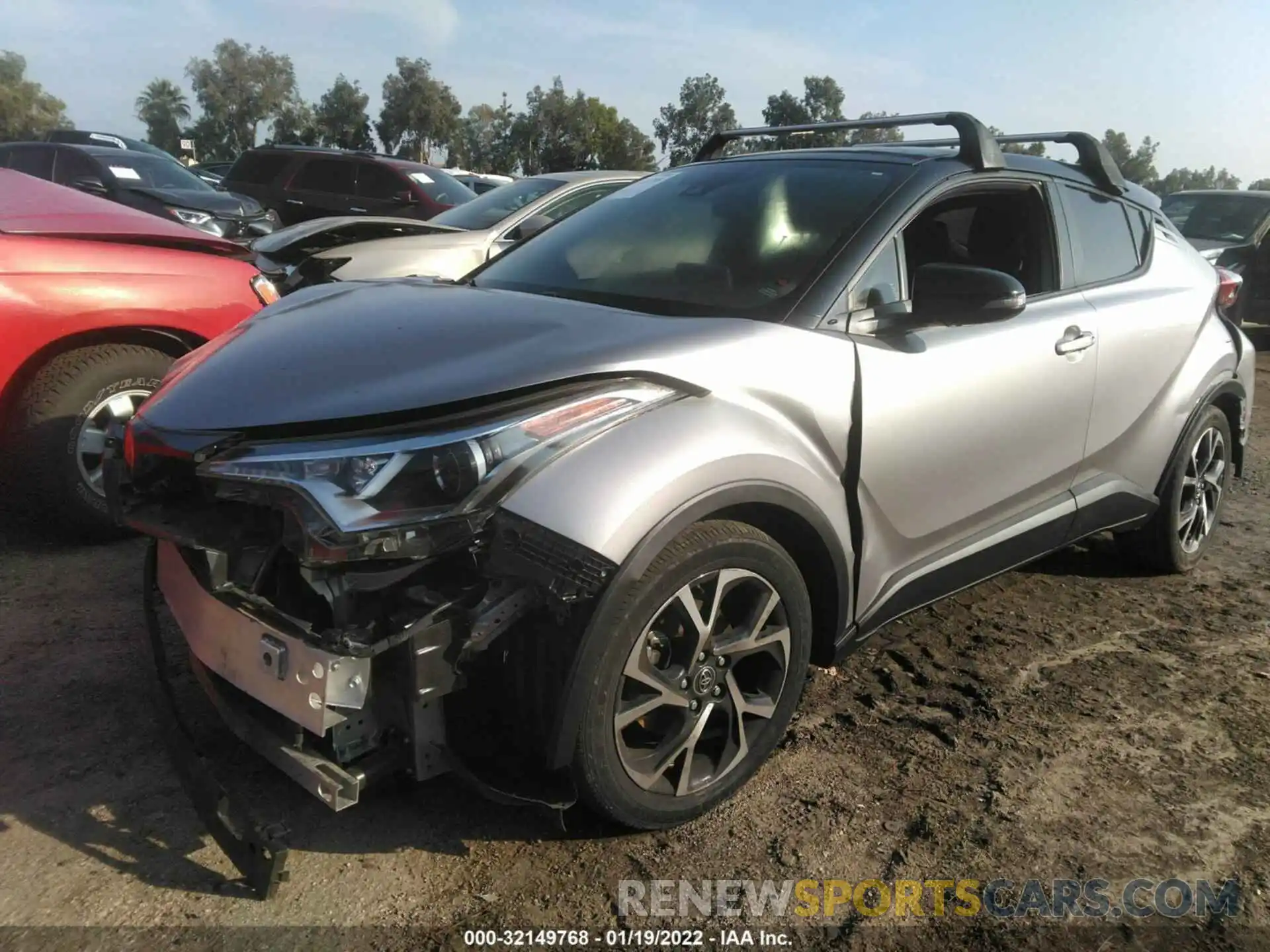 2 Photograph of a damaged car JTNKHMBXXK1049024 TOYOTA C-HR 2019