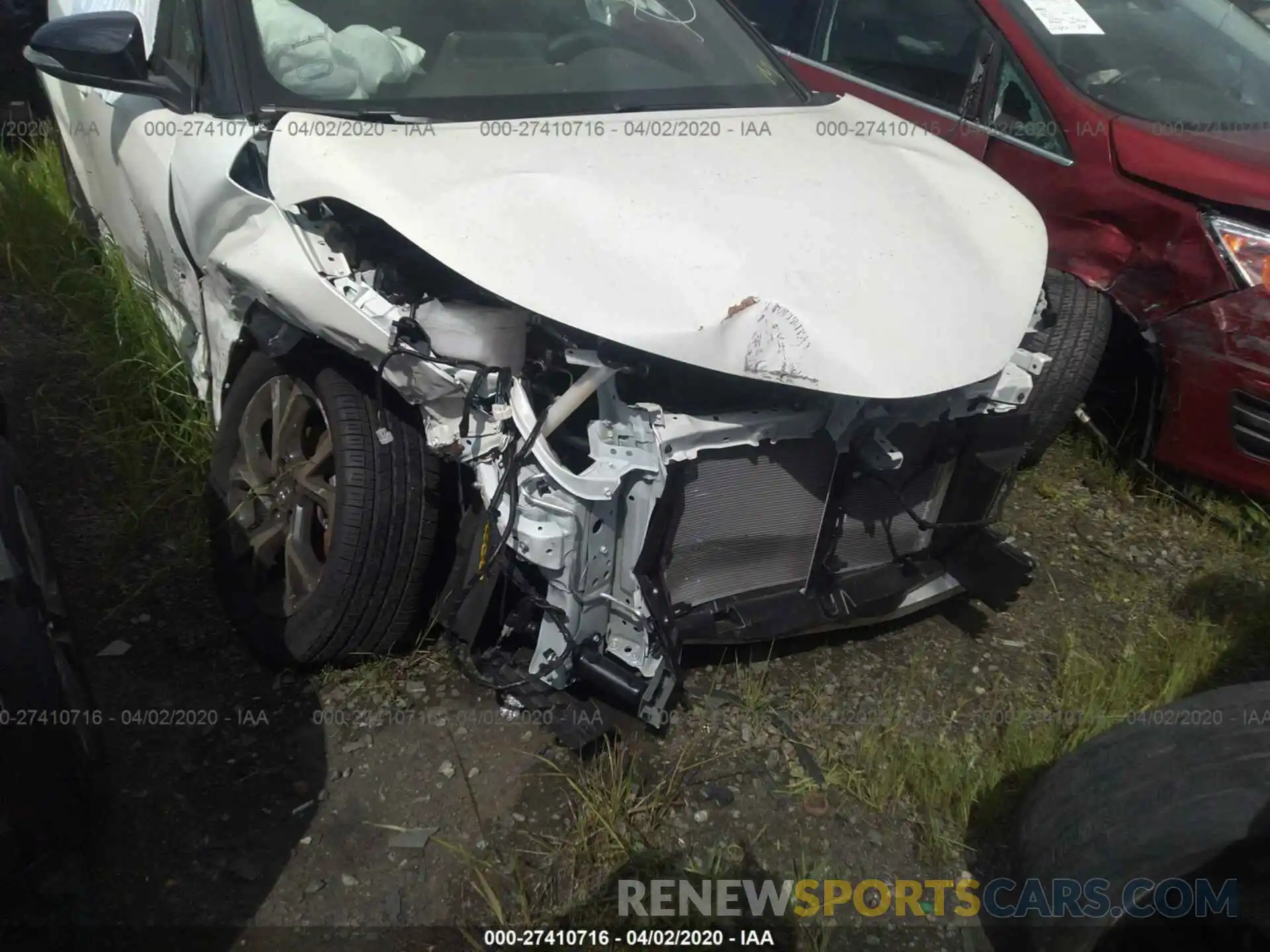 6 Photograph of a damaged car JTNKHMBXXK1049704 TOYOTA C-HR 2019