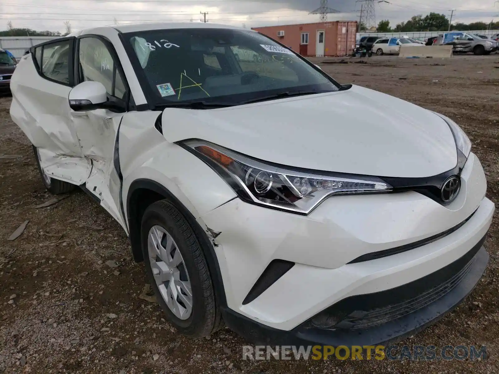 1 Photograph of a damaged car JTNKHMBXXK1051307 TOYOTA C-HR 2019