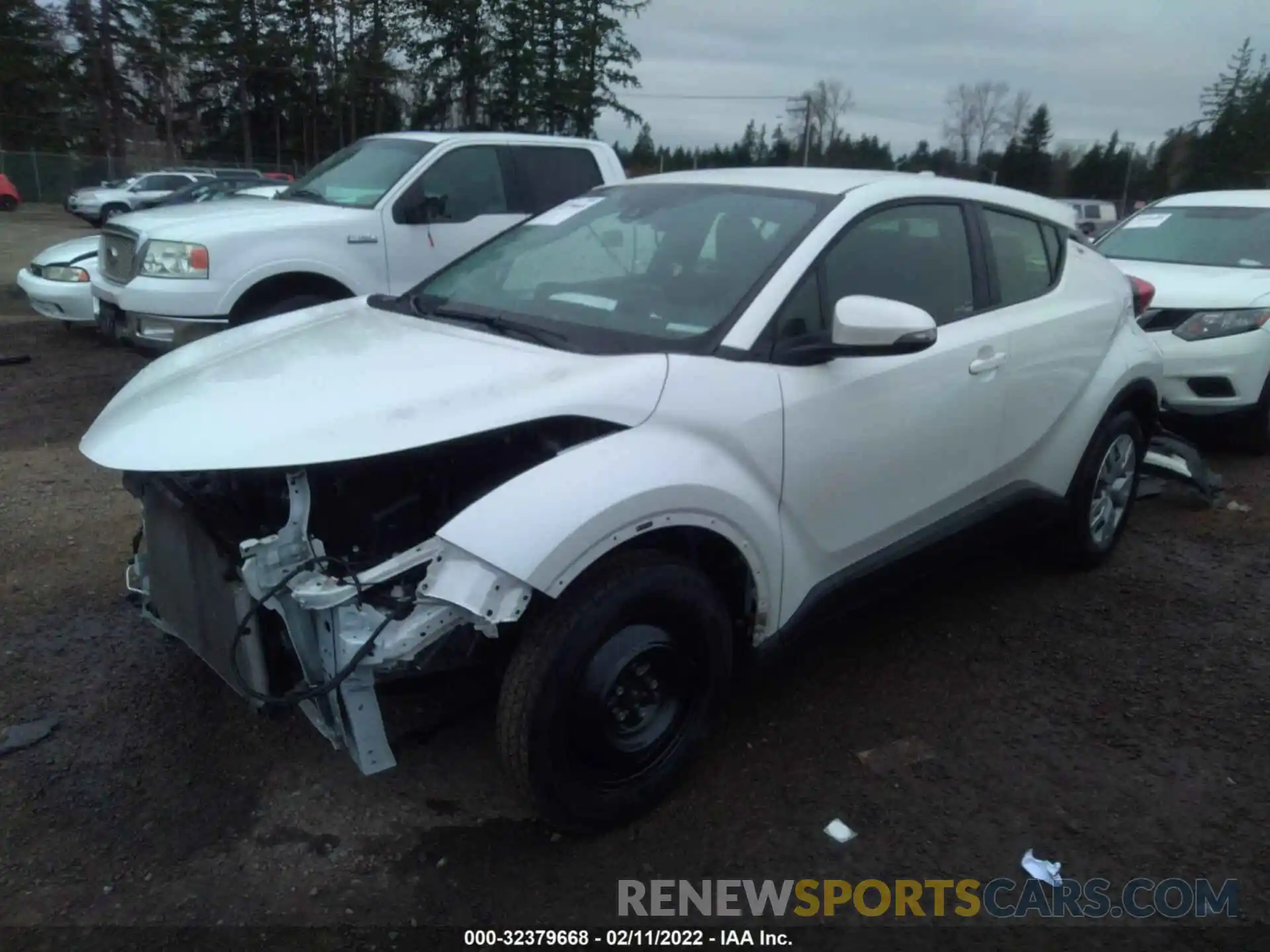 2 Photograph of a damaged car JTNKHMBXXK1051677 TOYOTA C-HR 2019