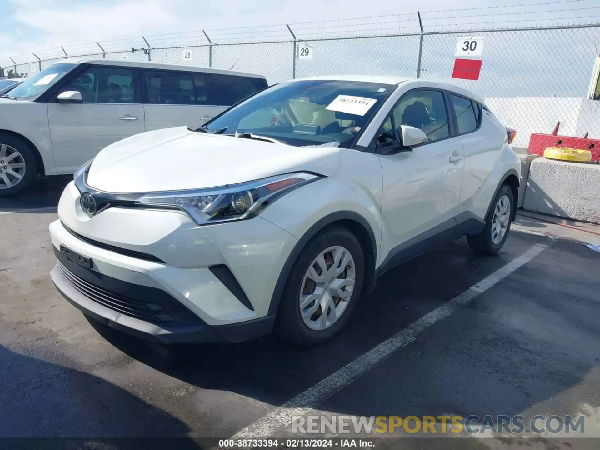 2 Photograph of a damaged car JTNKHMBXXK1051923 TOYOTA C-HR 2019