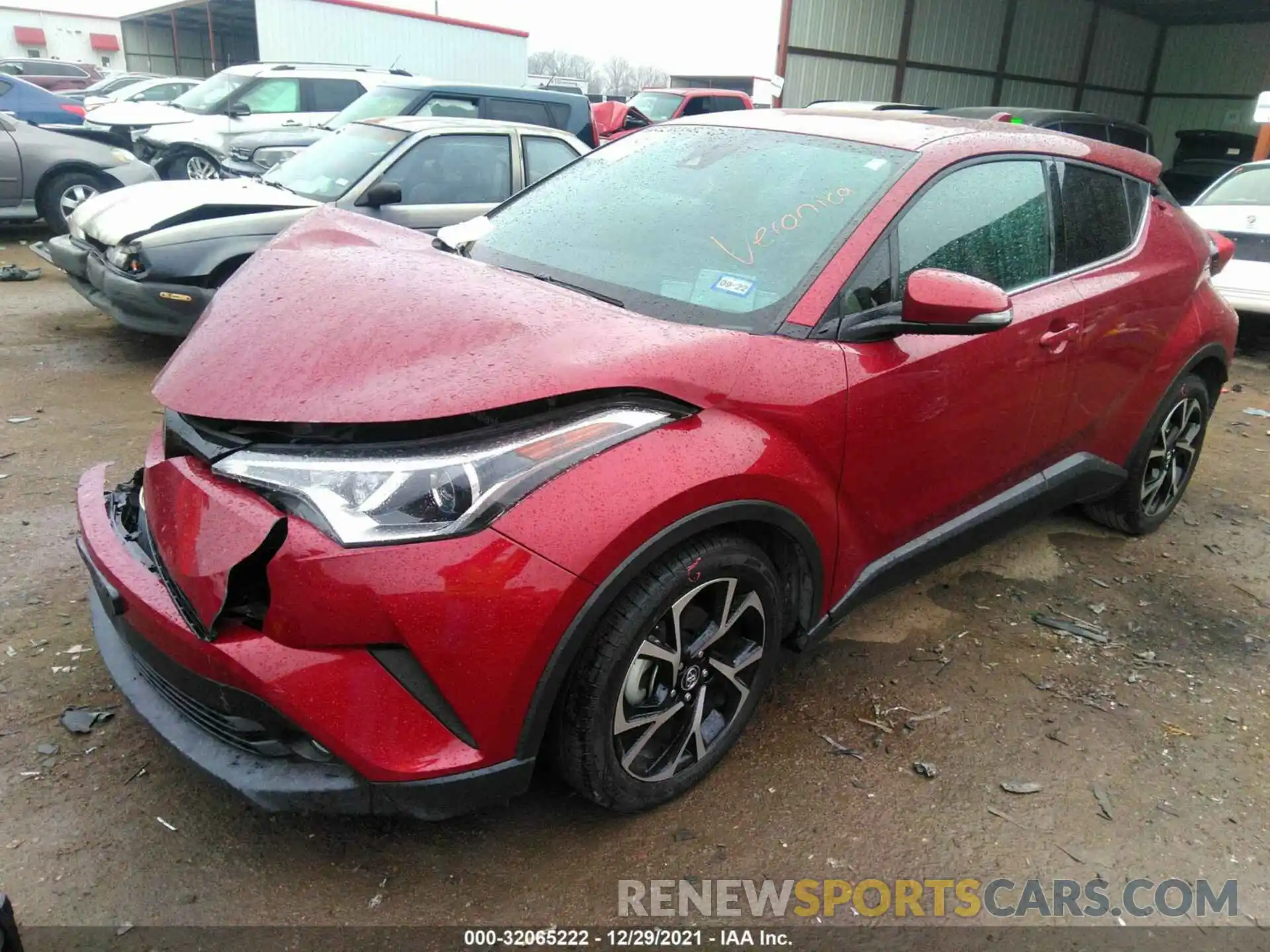 2 Photograph of a damaged car JTNKHMBXXK1052733 TOYOTA C-HR 2019