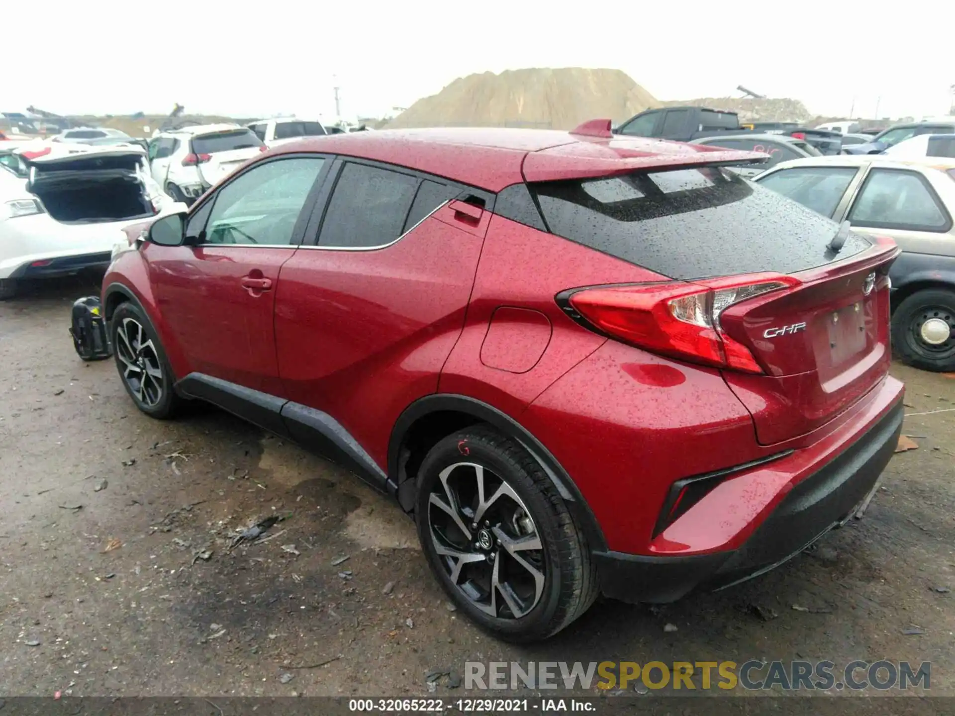 3 Фотография поврежденного автомобиля JTNKHMBXXK1052733 TOYOTA C-HR 2019