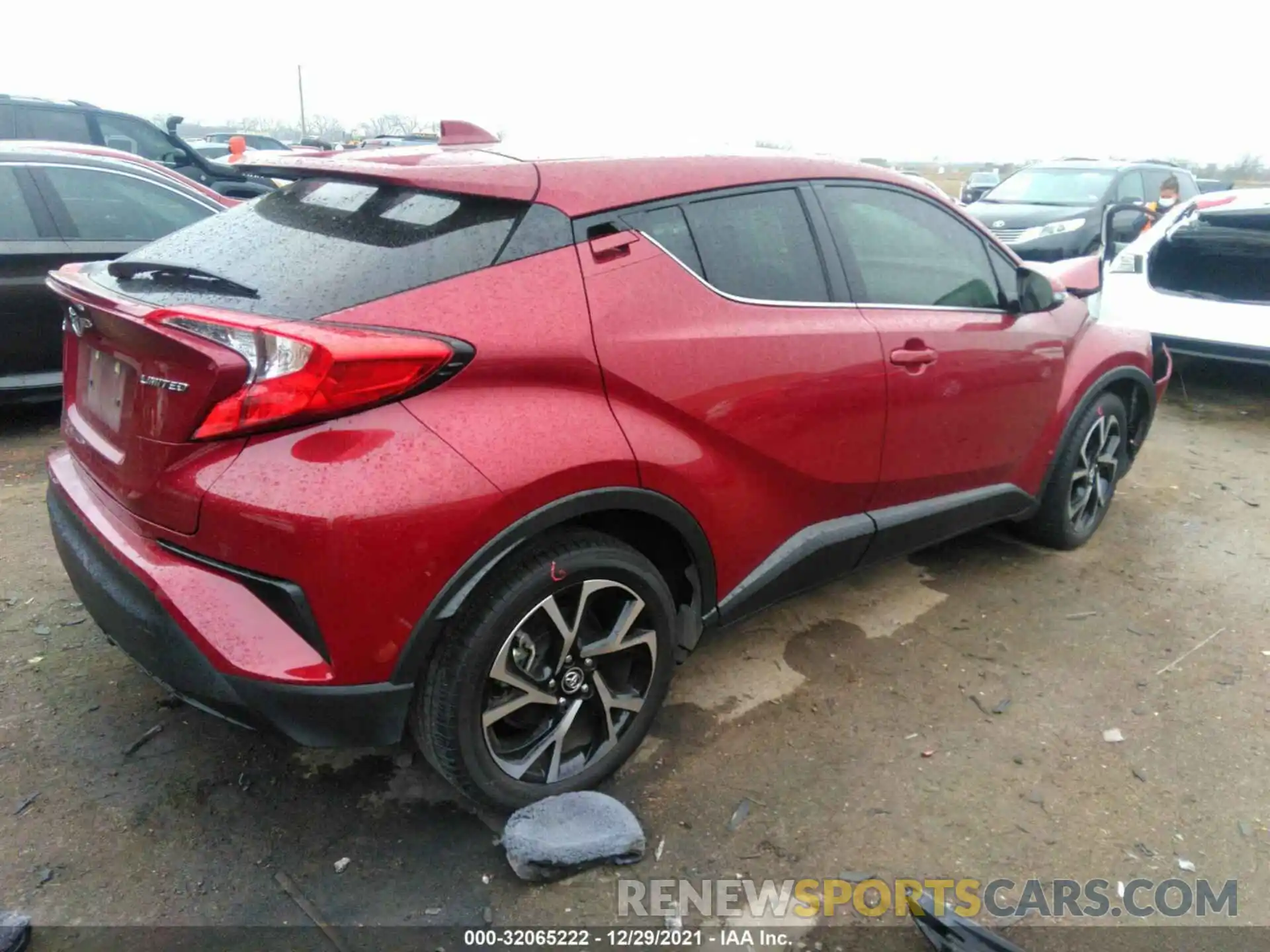 4 Фотография поврежденного автомобиля JTNKHMBXXK1052733 TOYOTA C-HR 2019