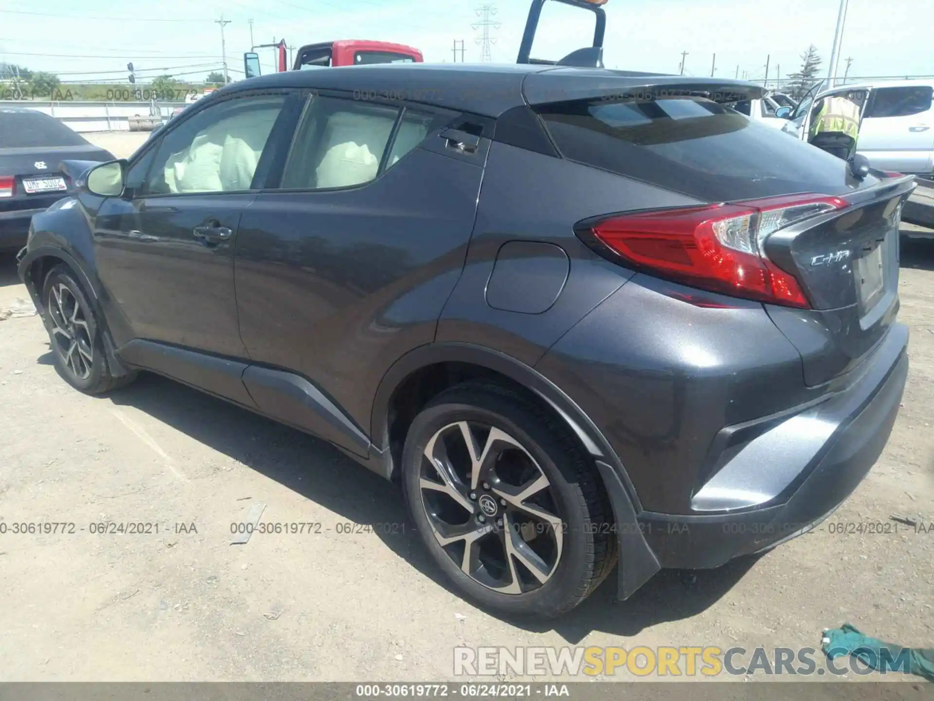 3 Photograph of a damaged car JTNKHMBXXK1053509 TOYOTA C-HR 2019