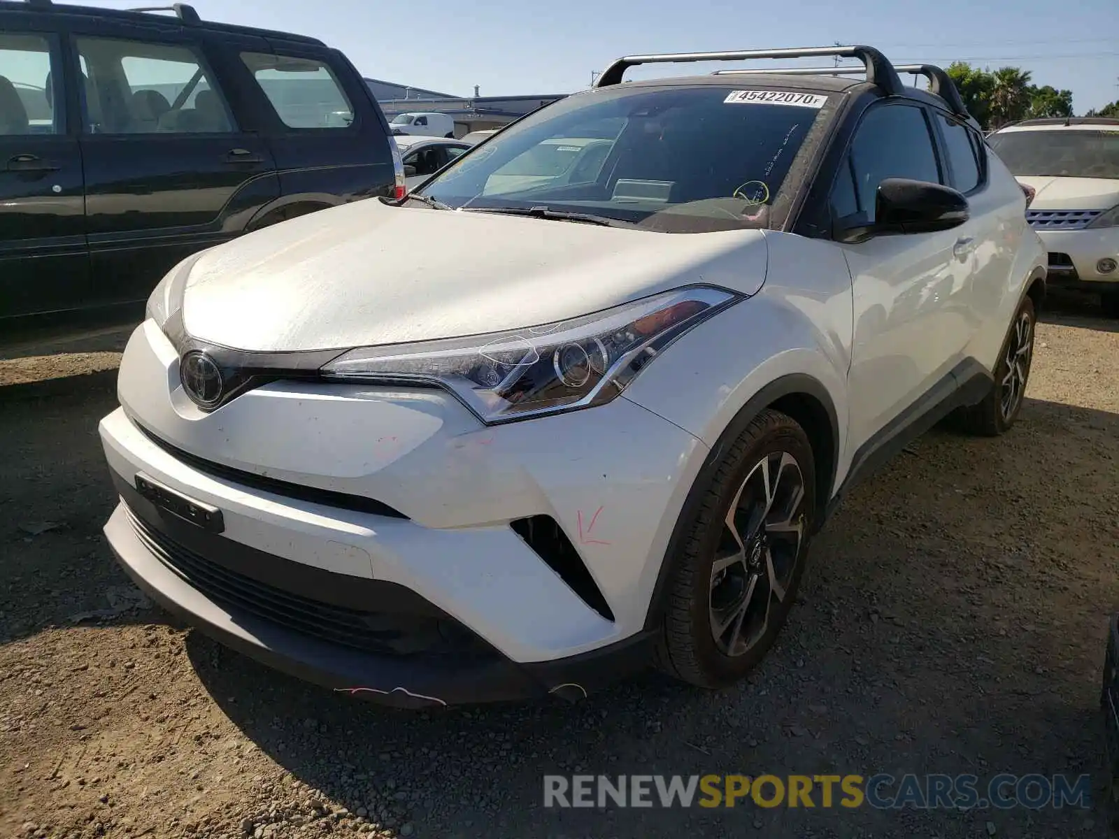 2 Photograph of a damaged car JTNKHMBXXK1053607 TOYOTA C-HR 2019