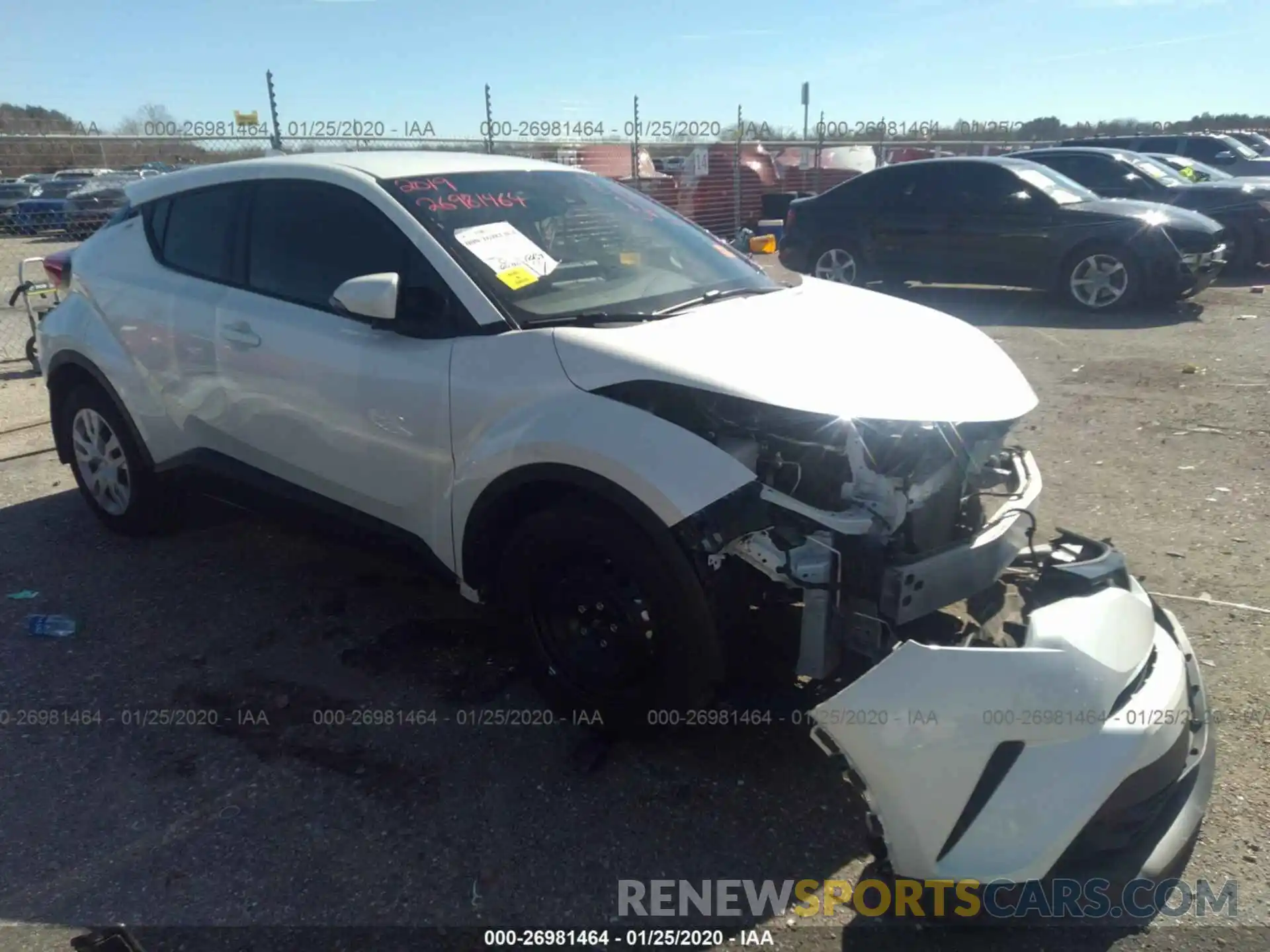 1 Photograph of a damaged car JTNKHMBXXK1054661 TOYOTA C-HR 2019