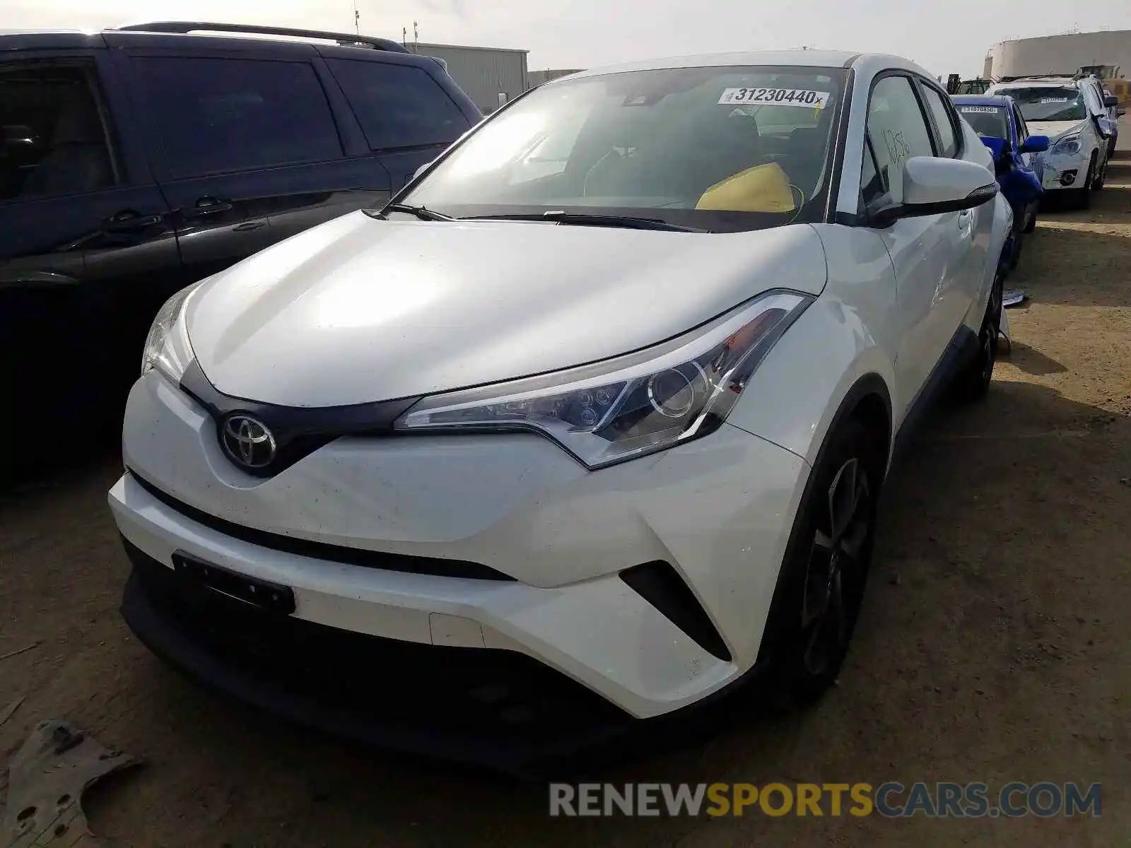 2 Photograph of a damaged car JTNKHMBXXK1055552 TOYOTA C-HR 2019