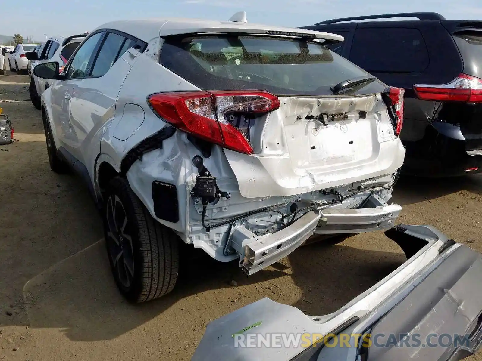 3 Photograph of a damaged car JTNKHMBXXK1055552 TOYOTA C-HR 2019