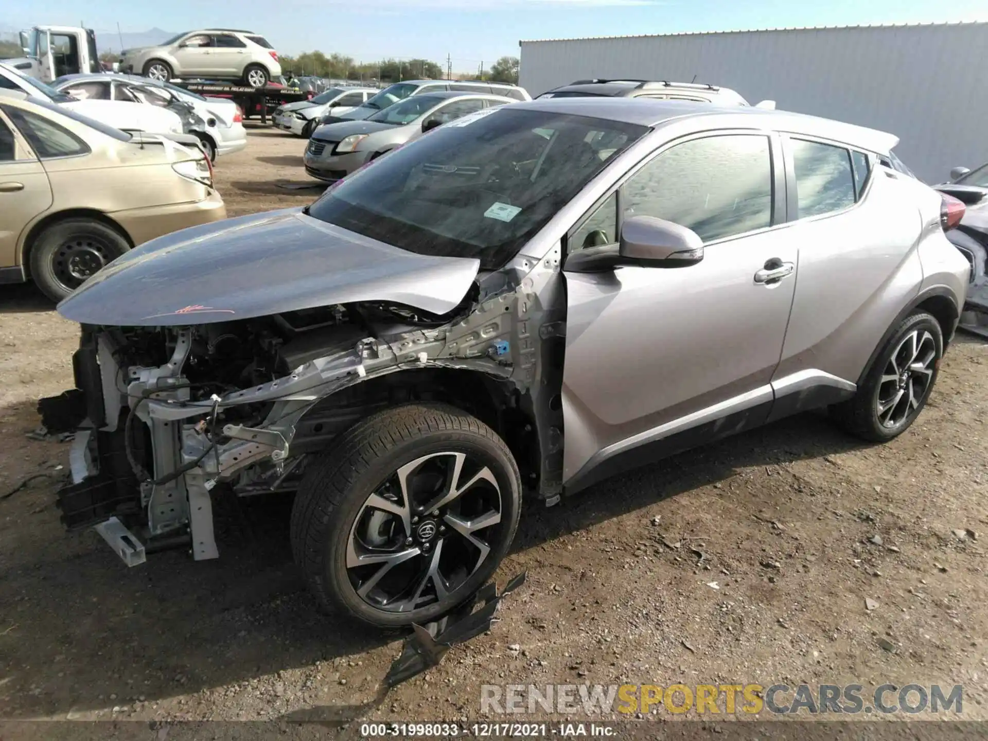 2 Photograph of a damaged car JTNKHMBXXK1058595 TOYOTA C-HR 2019