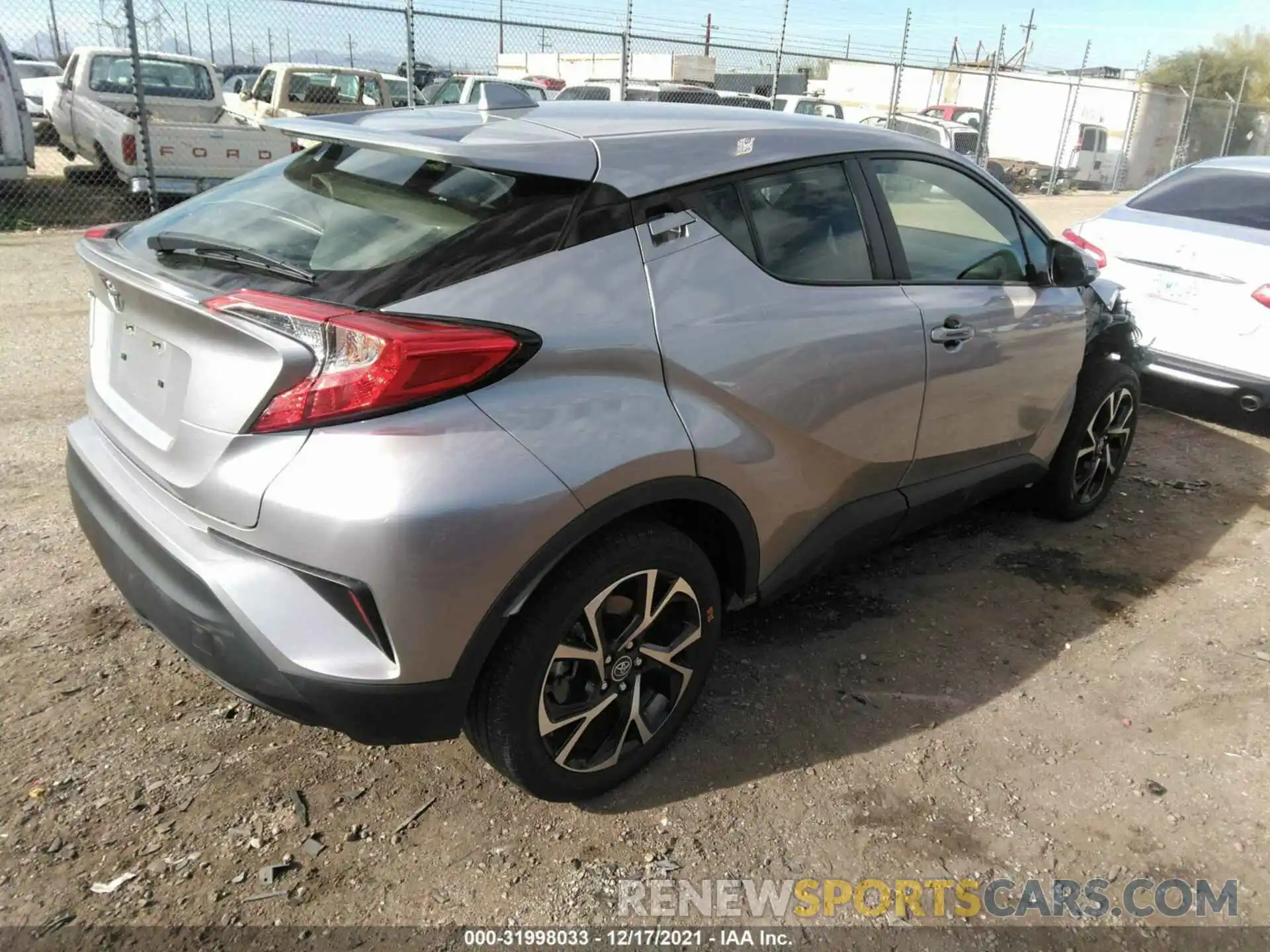 4 Photograph of a damaged car JTNKHMBXXK1058595 TOYOTA C-HR 2019