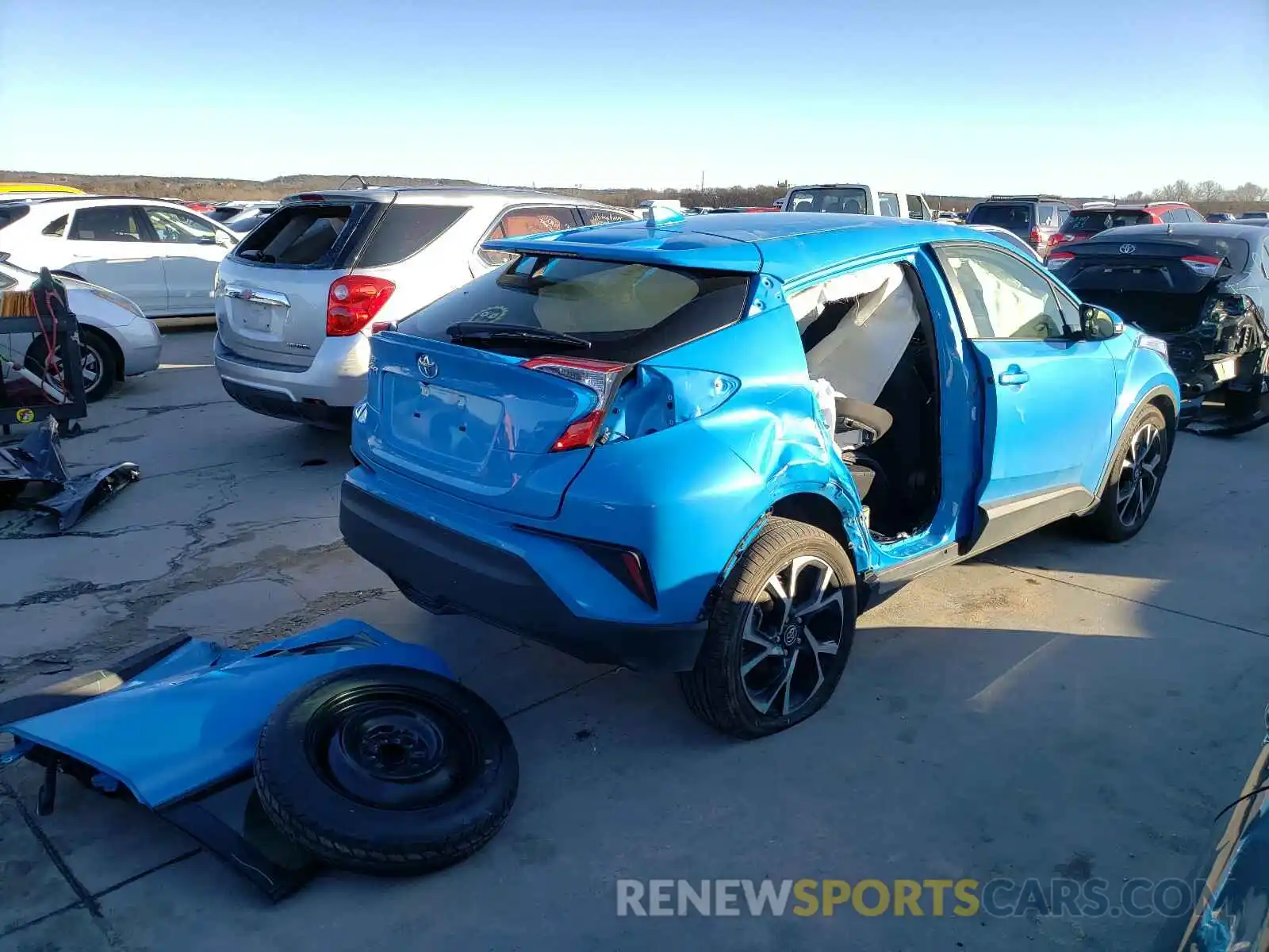 4 Photograph of a damaged car JTNKHMBXXK1061271 TOYOTA C-HR 2019