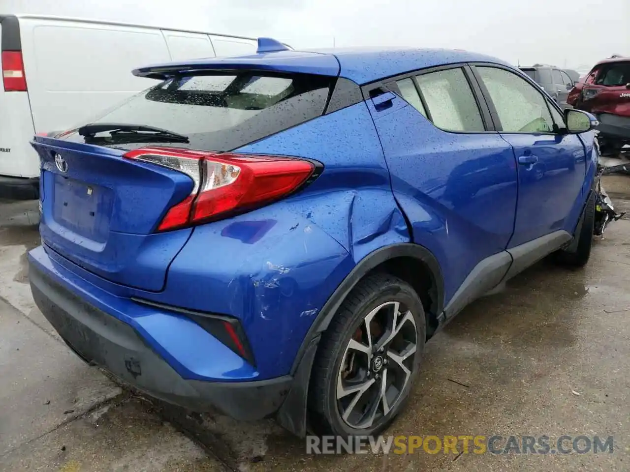 4 Photograph of a damaged car JTNKHMBXXK1061612 TOYOTA C-HR 2019