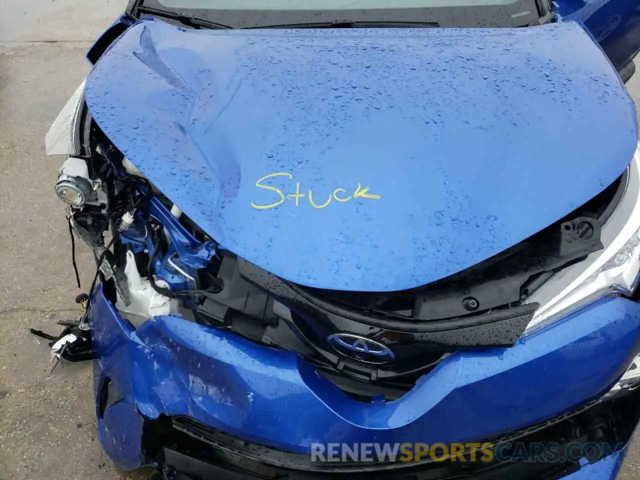 7 Photograph of a damaged car JTNKHMBXXK1061612 TOYOTA C-HR 2019