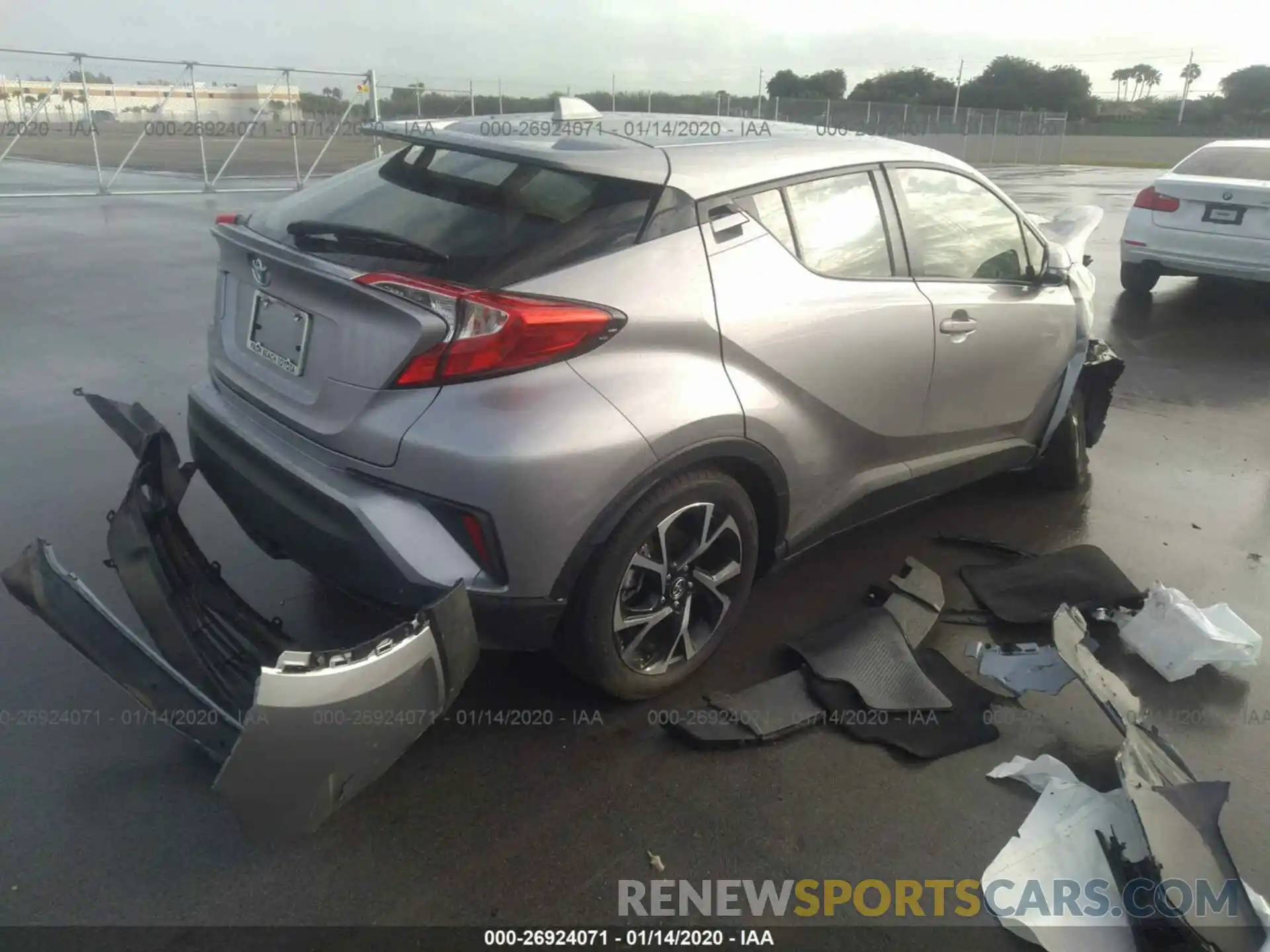 4 Photograph of a damaged car JTNKHMBXXK1062002 TOYOTA C-HR 2019