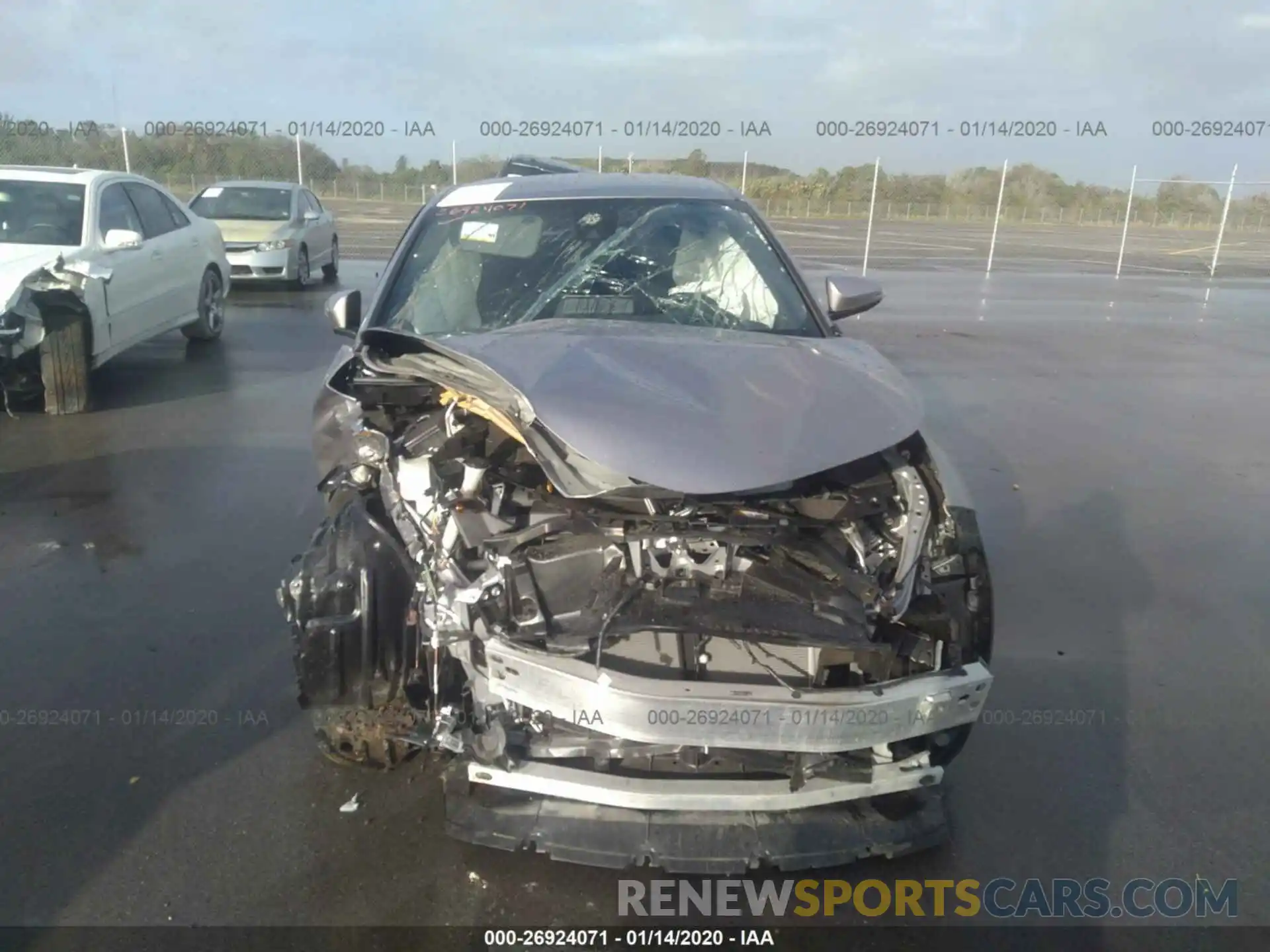 6 Photograph of a damaged car JTNKHMBXXK1062002 TOYOTA C-HR 2019