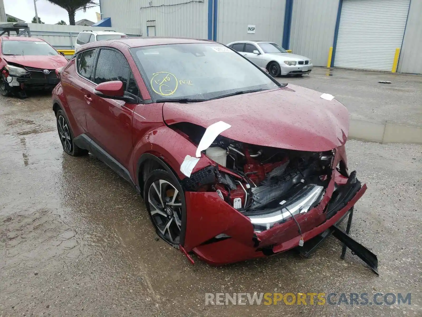 1 Photograph of a damaged car NMTKHMBX0KR068302 TOYOTA C-HR 2019