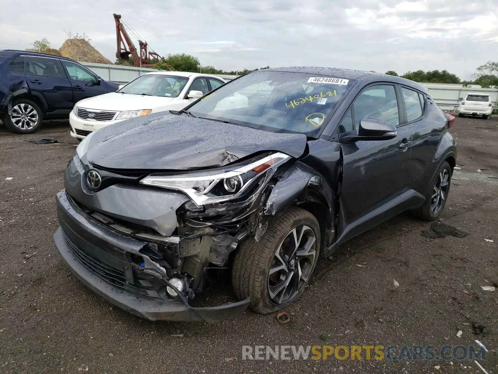 2 Фотография поврежденного автомобиля NMTKHMBX0KR068641 TOYOTA C-HR 2019