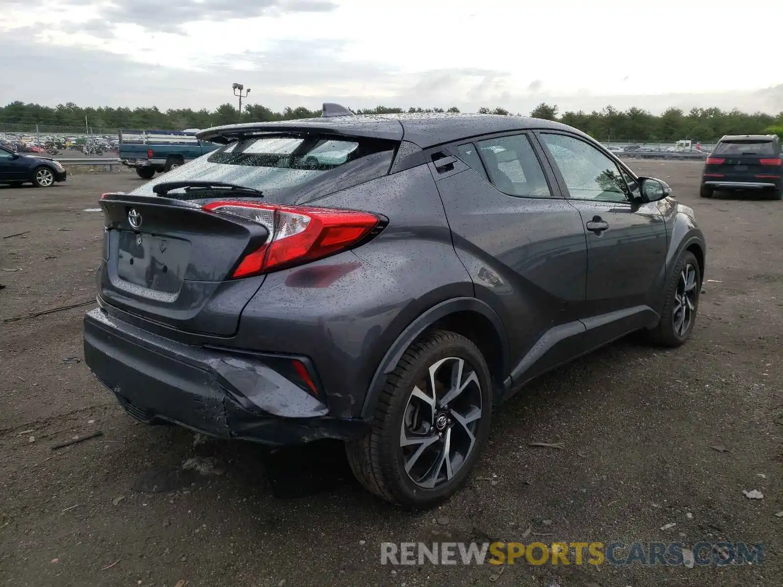 4 Фотография поврежденного автомобиля NMTKHMBX0KR068641 TOYOTA C-HR 2019