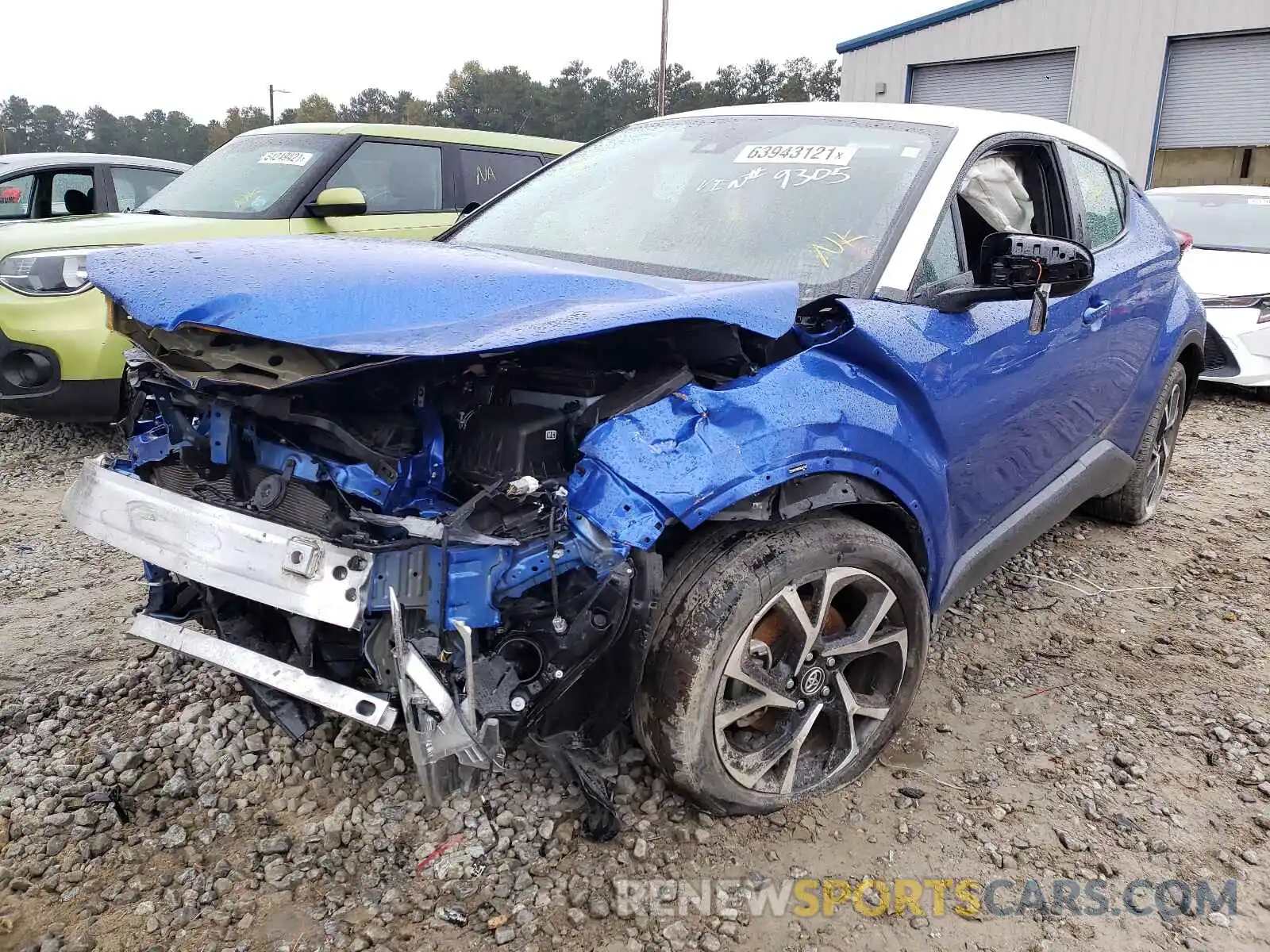 2 Photograph of a damaged car NMTKHMBX0KR069305 TOYOTA C-HR 2019