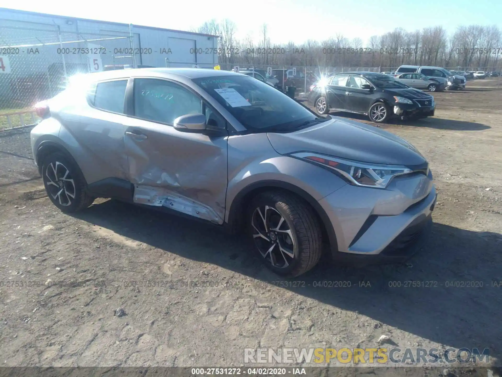 1 Фотография поврежденного автомобиля NMTKHMBX0KR071751 TOYOTA C-HR 2019