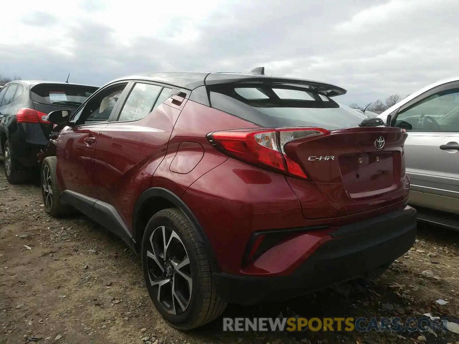 3 Photograph of a damaged car NMTKHMBX0KR072754 TOYOTA C-HR 2019