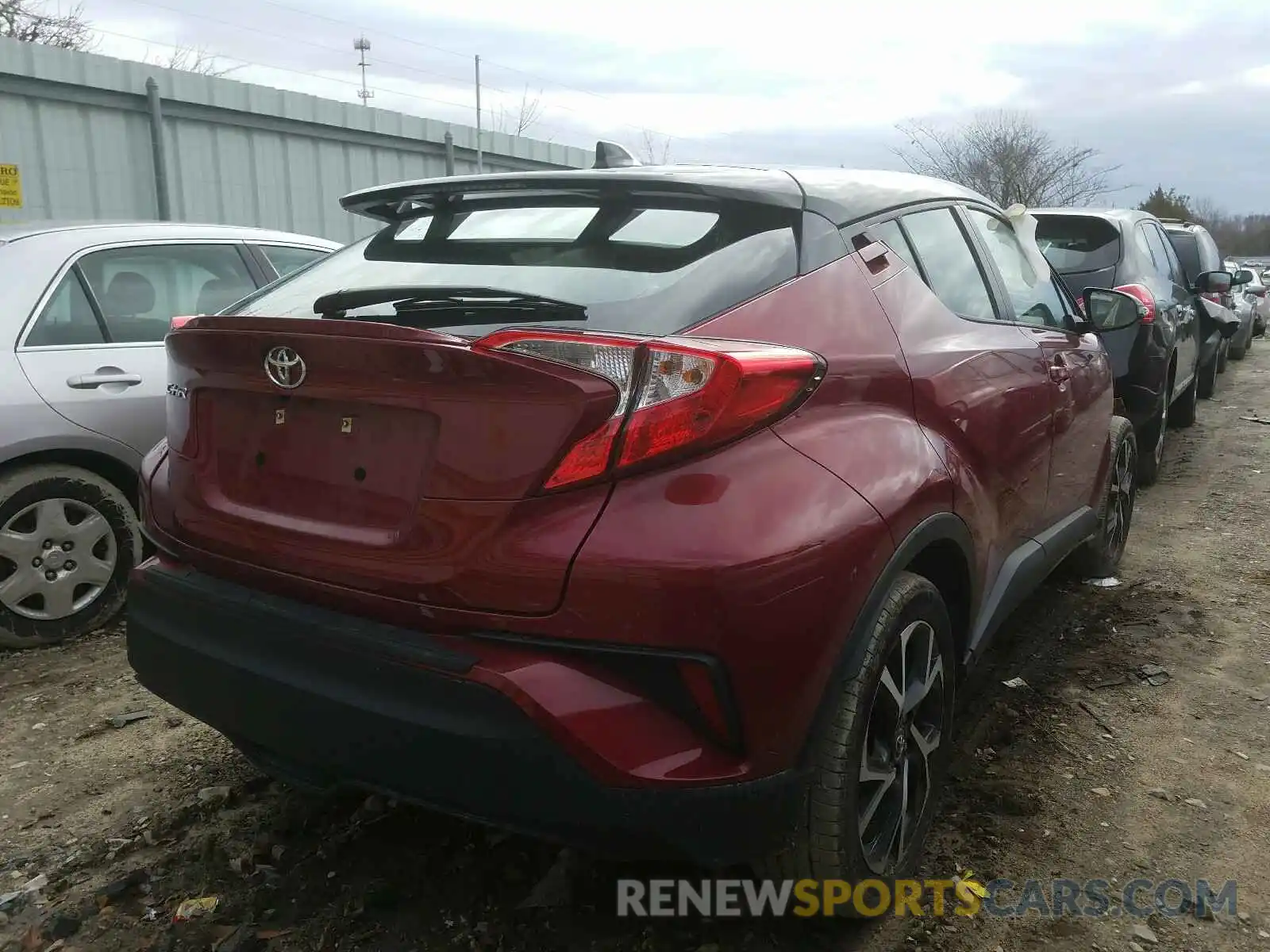 4 Photograph of a damaged car NMTKHMBX0KR072754 TOYOTA C-HR 2019