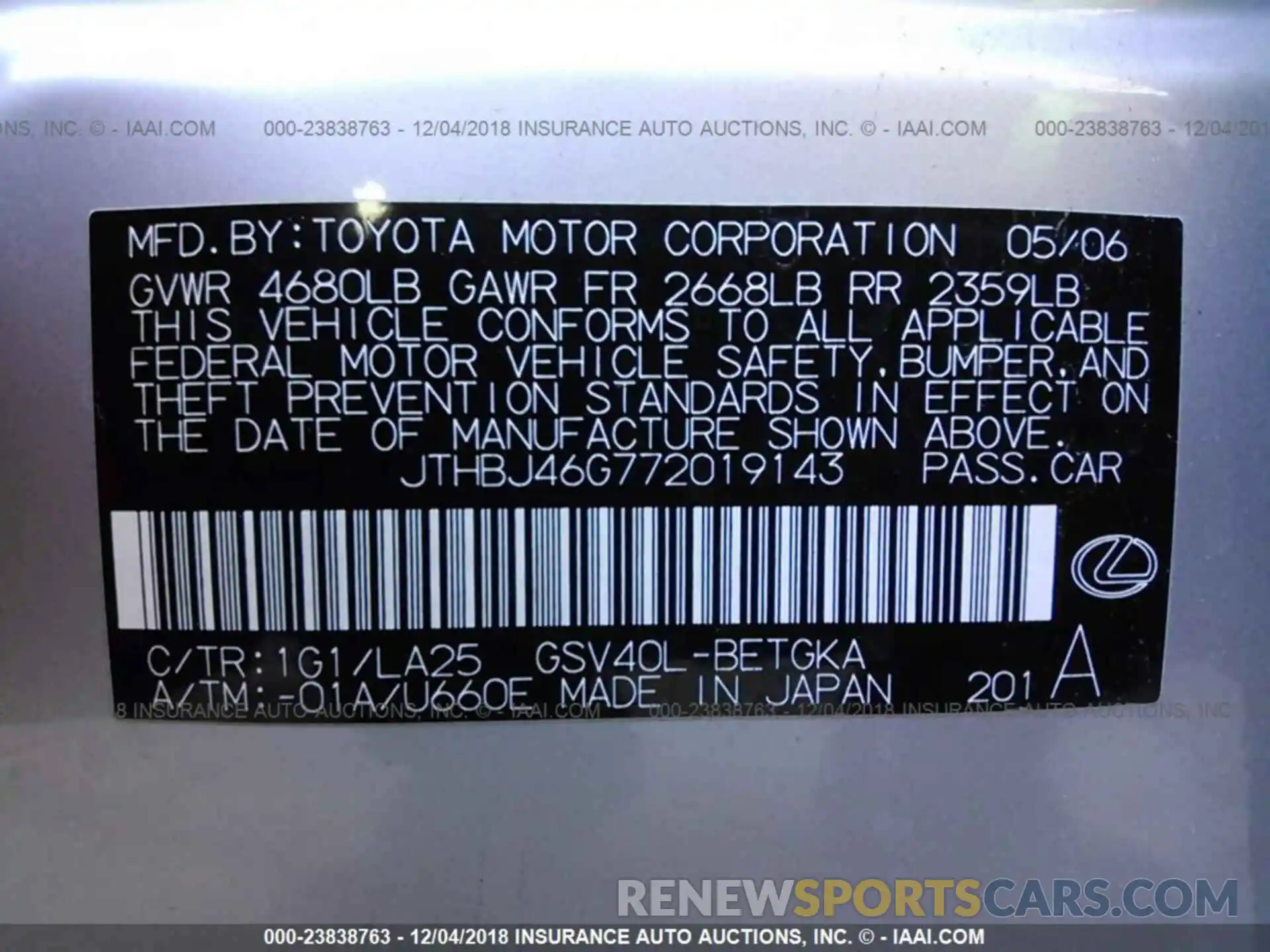 9 Фотография поврежденного автомобиля NMTKHMBX0KR072981 TOYOTA C-HR 2019