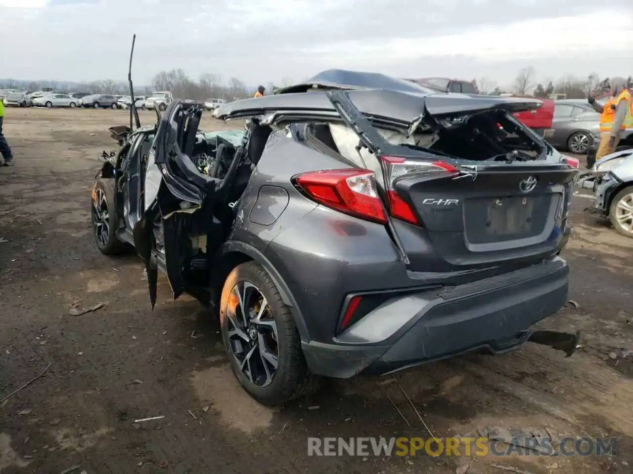 3 Photograph of a damaged car NMTKHMBX0KR073628 TOYOTA C-HR 2019