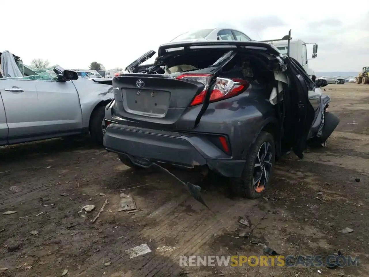 4 Photograph of a damaged car NMTKHMBX0KR073628 TOYOTA C-HR 2019