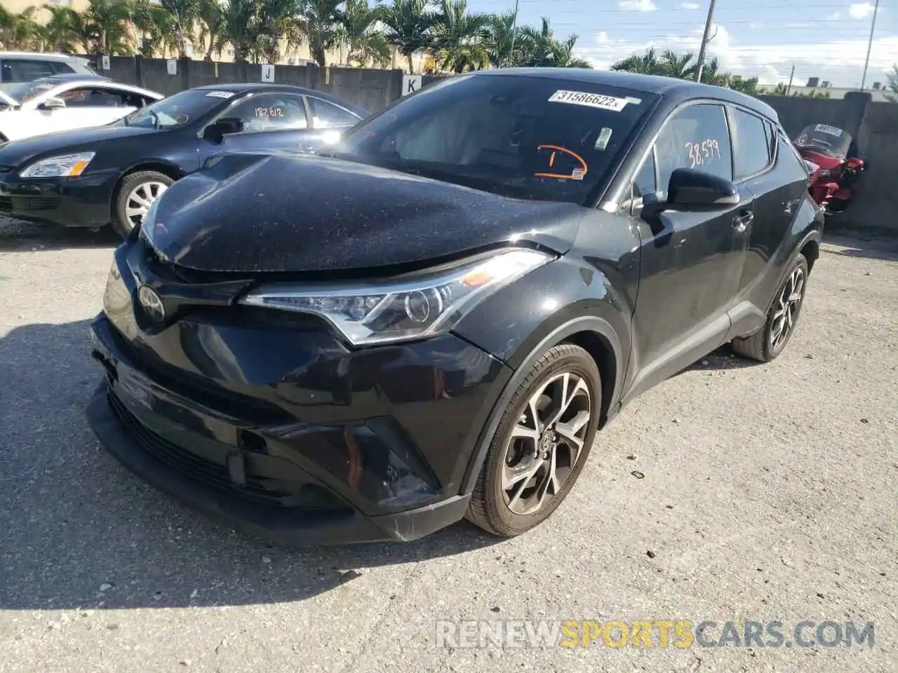 2 Photograph of a damaged car NMTKHMBX0KR075220 TOYOTA C-HR 2019