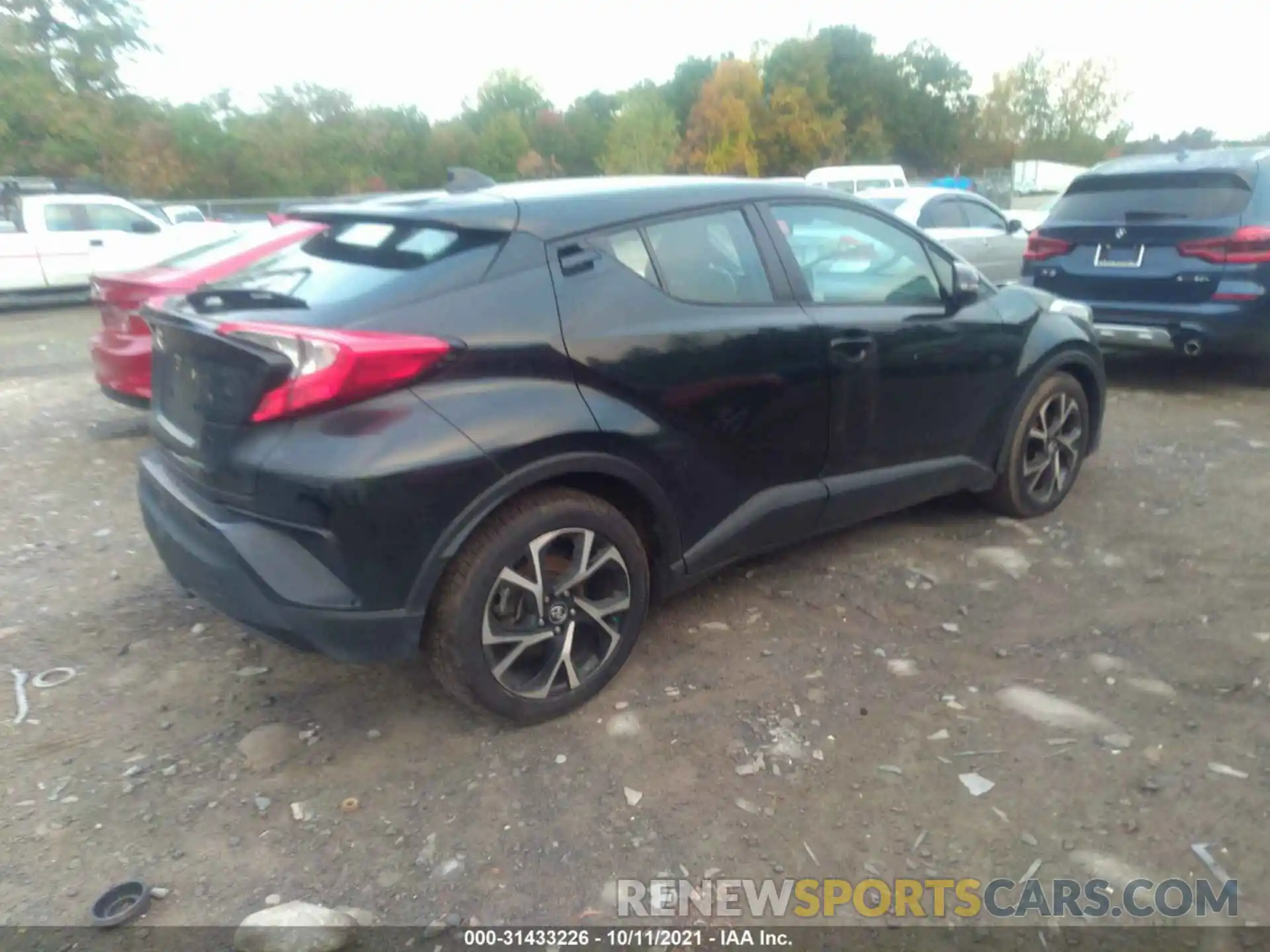 4 Фотография поврежденного автомобиля NMTKHMBX0KR076349 TOYOTA C-HR 2019