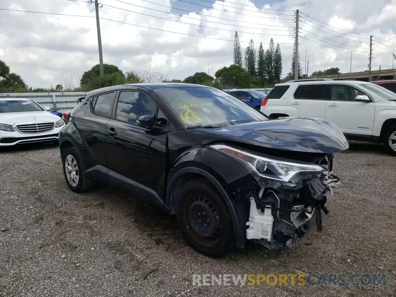 1 Photograph of a damaged car NMTKHMBX0KR076433 TOYOTA C-HR 2019